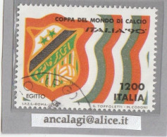 USATI ITALIA 1990 - Ref.0618B "Coppa Del Mondo: EGITTO" 1 Val. - - 1981-90: Used