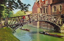 Queens Bridge College - Cambridge - Unused Postcard - National Series - Cambridge