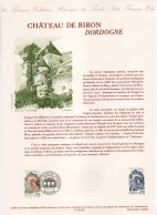 - Document Premier Jour LE CHÂTEAU DE BIRON (Dordogne) 4.7.1992 - - Castillos