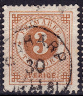 Stamp Sweden 1872-79 3o Used Lot5 - Usati