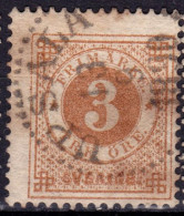 Stamp Sweden 1872-79 3o Used Lot7 - Usati