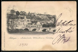 AK Tübingen, Neckarbrücke, Uhlandhaus Und Oesterberg  - Tuebingen