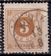 Stamp Sweden 1872-79 3o Used Lot18 - Usati