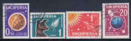 Albania 1962 Mi# 663-666 Used - Russian Space Explorations (I) - Europe