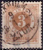 Stamp Sweden 1872-79 3o Used Lot31 - Usati
