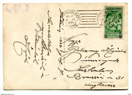 Incoronazione SS Pio XII Cent. 25 Isolato Su Cartolina - Unused Stamps