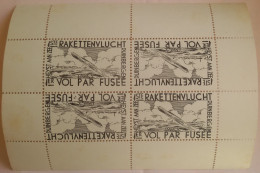 BELGIQUE - 1935 -  Bloc De 4 En Paire Tête-bêche Neuf Du 1er Vol Par Fusée **(MNH) RRR - Erinnophilie - Reklamemarken [E]