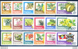 Definitiva. Fiori E Frutti 1983. - Antigua Und Barbuda (1981-...)