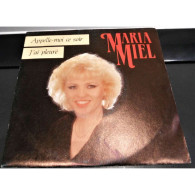 * Vinyle  45T -  Maria Miel - Appelle-moi Ce Soir/J'ai Pleuré - Sonstige - Franz. Chansons