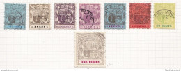 1904-07 MAURITIUS, SG N° 164/175 Set Of 8 USED - Other & Unclassified