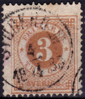 Stamp Sweden 1872-79 3o Used Lot41 - Usati