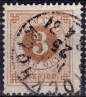 Stamp Sweden 1872-79 3o Used Lot42 - Usati