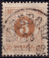 Stamp Sweden 1872-79 3o Used Lot49 - Usati