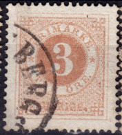 Stamp Sweden 1872-79 3o Used Lot52 - Used Stamps