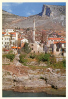 Guerre Bosnie-Herzegovine, MOSTAR- Partie Est Du Vieux Centre Traversé Par La "Neretva"- Destructions - (Photo SFOR) - Bosnia Erzegovina