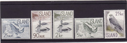 Islande 1959/60, Cat. Yvert N°294/98 **. Faune D'Islande - Nuovi