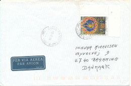 Italy Cover Sent To Denmark Passirano 3-5-1999 Single Franked - 1991-00: Poststempel