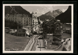 AK Pontresina, Sicht Auf Die Dorfstrasse  - Pontresina