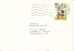 Italy Cover Sent To Germany 10-12-1991 Single Franked - 1991-00: Marcofilia