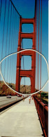 CP Géante Du Golden Gate Bridge (San Francisco) Format : 29 X 9 Cm - San Francisco