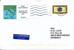 Italy Cover Sent To Germany 2014 Single Franked - 1991-00: Storia Postale