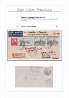 973/40 -- PAR AVION - Enveloppe Recommandée TP PA Et Exportation BRUXELLES 1948 Vers BANGKOK Thailand Via SINGAPORE - Storia Postale
