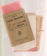 Lot Livret Militaire + Nombreux Papiers  1955 - Andere & Zonder Classificatie