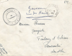 FRANCE ANNEE 1960 GUERRE D'ALGERIE ENVELOPPE FM SECTEUR POSTAL 88718 AFN OASIS HASSI MESSAOUD 20 5 1960 TB - Guerra D'Algeria