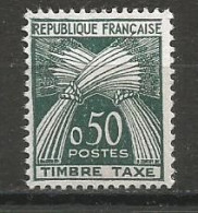 FRANCE ANNEE 1960 TAXE N° 93 NEUF * MH (Infime Adhérence Quasi N**)TB  - 1960-.... Neufs