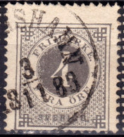 Stamp Sweden 1872-91 4o Used Lot31 - Oblitérés