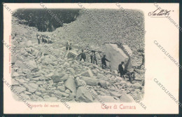 Massa Carrara Cave Marmo Cartolina MV4215 - Massa