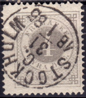 Stamp Sweden 1872-91 4o Used Lot42 - Oblitérés