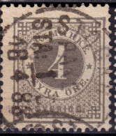 Stamp Sweden 1872-91 4o Used Lot44 - Oblitérés