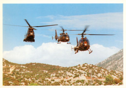 Guerre Bosnie-Herzegovine, Base De PLOCE - Deux Hélicoptères  "GAZELLES" Et Un "PUMA" ALAT - Opération Hermine - Bosnia Erzegovina