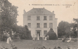 PUISEUX LES LOUVRES LE CHATEAU 1905 TBE - Puiseux En France