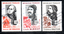 N° 1709,27,28 - 1972 - Usados