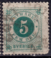 Stamp Sweden 1872-91 5o Used Lot56 - Used Stamps