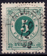 Stamp Sweden 1872-91 5o Used Lot57 - Gebruikt