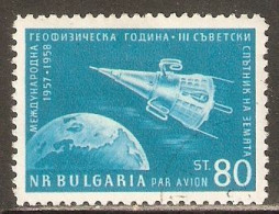 Bulgaria 1958 Mi# 1094 A Used - International Geophysical Year / Sputnik 3 / Space - Usati