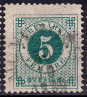 Stamp Sweden 1872-91 5o Used Lot59 - Usati