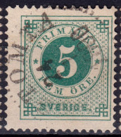 Stamp Sweden 1872-91 5o Used Lot61 - Used Stamps