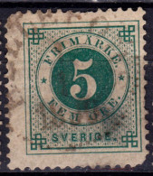 Stamp Sweden 1872-91 5o Used Lot64 - Gebruikt