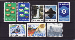 Islande 1977, Cat. Yvert  Année Complète ** - Nuevos