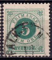 Stamp Sweden 1872-91 5o Used Lot66 - Usati