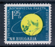 Bulgaria 1960 Mi# 1152 A Used - Flight Of Lunik 3 Around Moon / Space - Europa