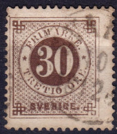 Stamp Sweden 1872-91 30o Used Lot - Oblitérés