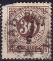 Stamp Sweden 1872-91 30o Used Lot4 - Gebruikt