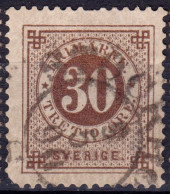 Stamp Sweden 1872-91 30o Used Lot5 - Oblitérés