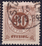 Stamp Sweden 1872-91 30o Used Lot8 - Oblitérés