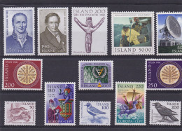 Islande 1981. Cat.Yvert Année Complète ** - Unused Stamps